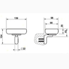 Gessi Goccia 38002#031 Мыльница подвесная, цвет: хром/черный