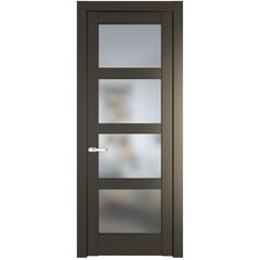 Межкомнатная дверь эмаль Profil Doors 4.4.2PD перламутр бронза остеклённая