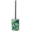 Fixsen Tropic FX-0882E-5 Туалетный ершик напольный, цвет: белый, зелёный