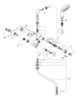 GROHE Costa L 2679010A Смеситель для ванны с душевым набором
