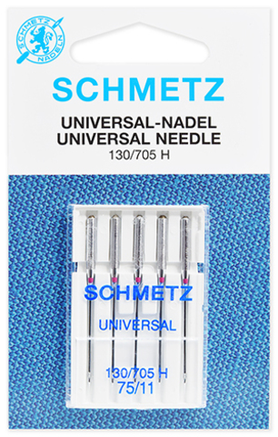 Иглы универсальные №75 Schmetz 130/705H 5 шт