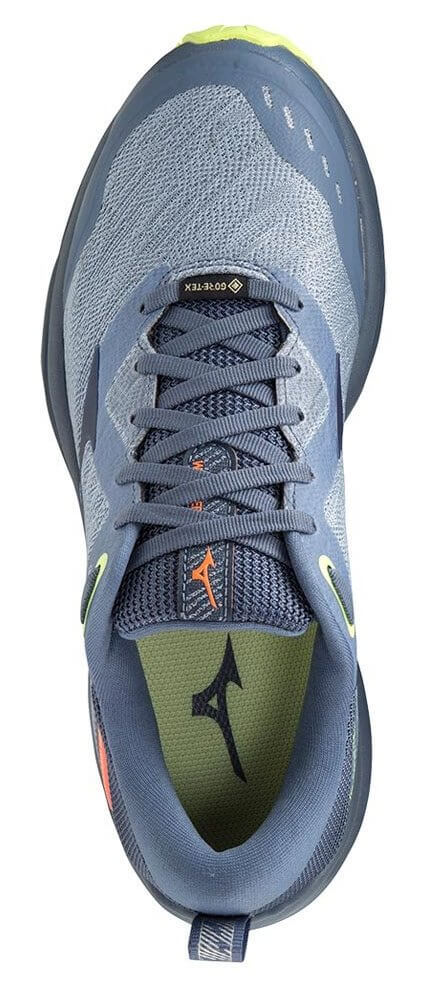 Женские кроссовки для бега Mizuno Wave Rider GoreTex синие - 4