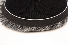 GlossWork Black&White Wool Pad Черно-белый меховой полировальный круг 125мм