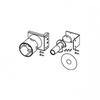 TECE 9880037 Монтажный комплект для подключения сидения-биде Duravit SensoWash D-Code, Duravit SensoWash Starck, Toto Washlet GL, Geberit AquaClean 4000/5000/5000plus