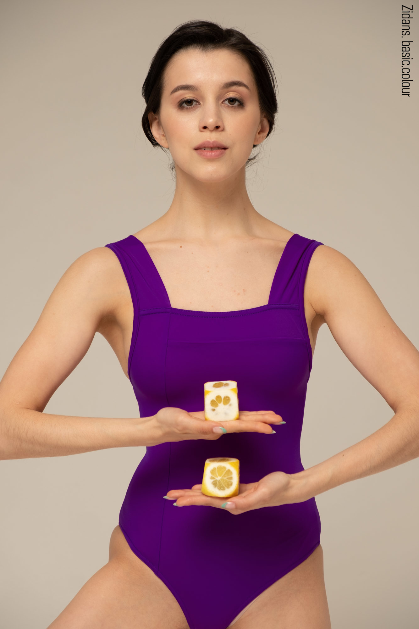 Square leotard | violet