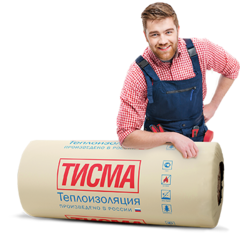 Утеплитель ТИСМА (2х50х600х8300) 19.92м2