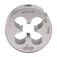 Плашка М 8,0х1,0 DINEN22568 HSS 6g 25х9мм NKP 240081N