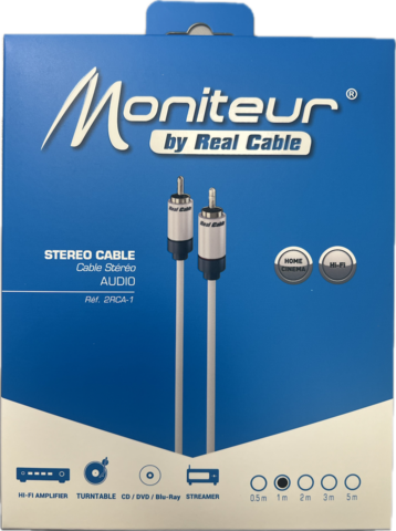 Real Cable 2RCA-1, 2m, кабель межблочный