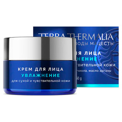 Крем для лица «Увлажнение» для сухой и чвствительной кожи ТМ Terra Thermalia
