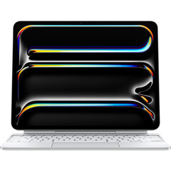 Чехол-клавиатура Apple Magic Keyboard для iPad Pro 13 M4 White US eng Рус гравир