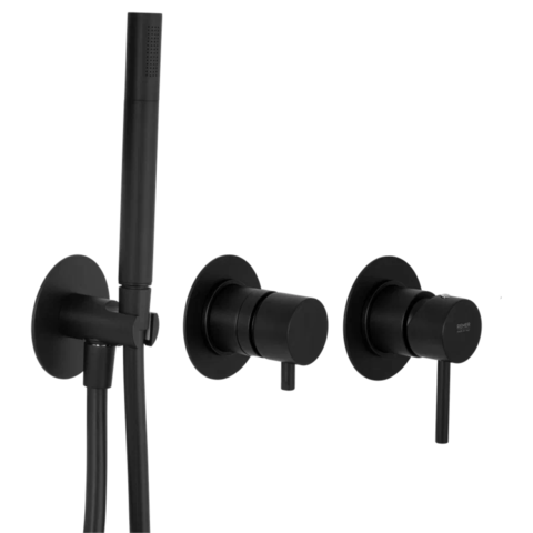 Remer X97D2PWBNO Смеситель для душа Remer X Style X97D2PWBNO, черный матовый