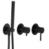 Remer X97D2PWBNO Смеситель для душа Remer X Style X97D2PWBNO, черный матовый