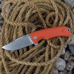 Нож складной SOG Tellus FLK Blaze, сталь Cryo 440C, рукоять GRN, 164г
