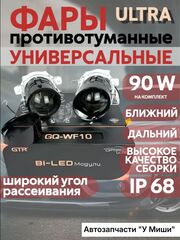 BILED ПТФ GTR GQ-WF10 NEW 2025 Двухрежимные Led противотуманки Porsche