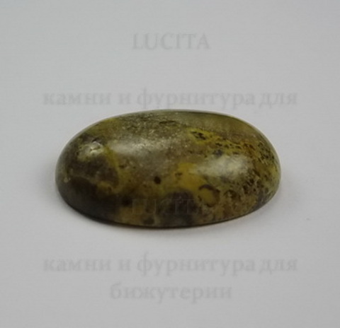 Кабошон овальный Яшма Шкура леопарда, 25х18 мм №13 ()