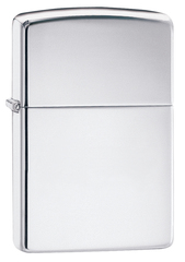 Фото Зажигалка ZIPPO Classic с покрытием High Polish Chrome, латунь/сталь, серебристая, 36x12x56 мм