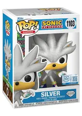 Funko POP! Sonic the Hedgehog: Silver (DGLT) (Exc) (1103)