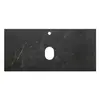 BelBagno KEP-100-MNO Столешница под накладную раковину, 100x46, цвет: Marmo Nero Opaco