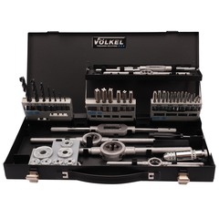 Набор метчиков и плашек M3 -M12 HSS-G 52пр Volkel 49106