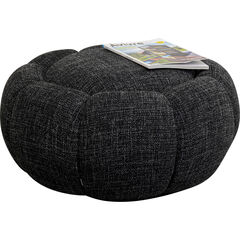 Пуф Peppo Bloom Melange Black Ø72cm