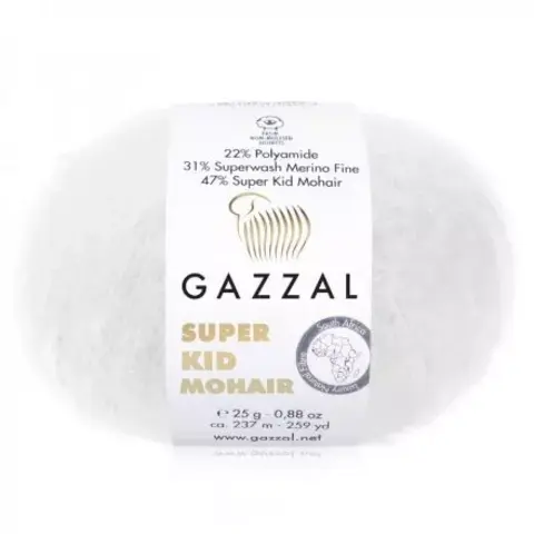 Пряжа Gazzal Super Kid Mohair 64439