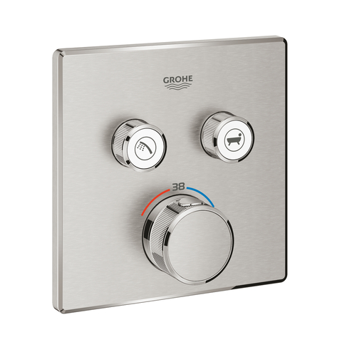 GROHE Grohtherm SmartControl 29124DC0 Термостат для душа встраиваемый на 2 потребителя