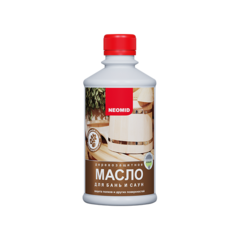 Масло деревозащитное NEOMID Sauna Oil 0,5 л бесцветное