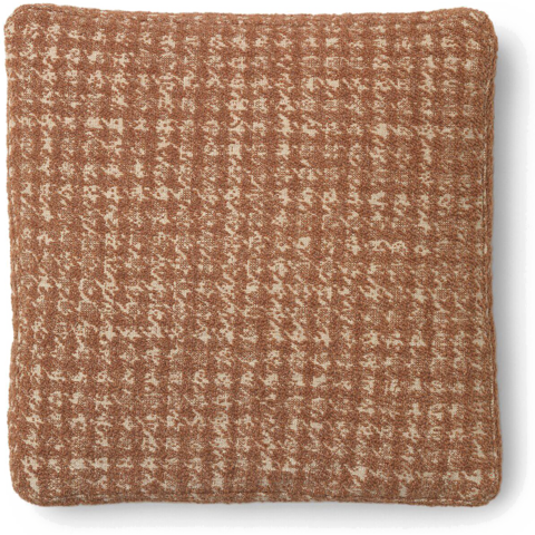 Фото: Подушка Cushion 48x48  оранжевый жаккард - основной вид