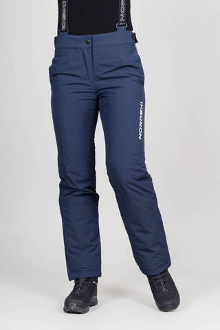 Nordski Mount лыжные утепленные брюки женские dark blue
