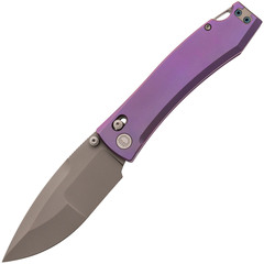 Фото Складной нож Daggerr Nightmare, сталь M390, рукоять титан, фиолетовый
