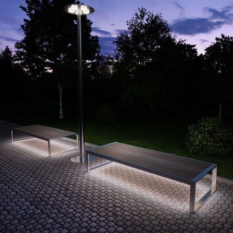 Bench OUTDOOR with lights