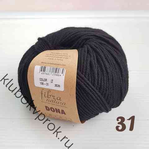 FIBRA NATURA DONA 106-31, Черный