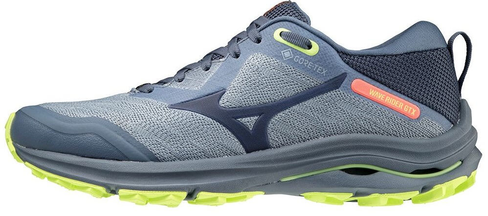 Женские кроссовки для бега Mizuno Wave Rider GoreTex синие - 5