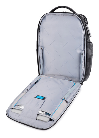 Рюкзак Piquadro Brief2 CA5477BR2BM/CAMOREFN, чёрный камуфляж, нейлон (CA5477BR2BM/CAMOREFN)