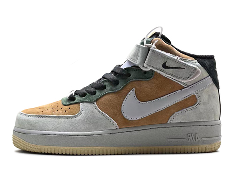 Nike Air Force 1 Mid 'Grey/Brown' 