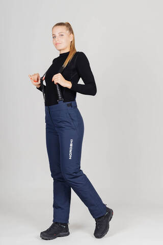 Nordski Mount лыжные утепленные брюки женские dark blue