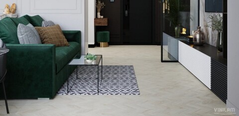 Виниловый ламинат Vinilam - Parquet Chevron Шеврон Бриссак (RI4777CL7-2.5)
