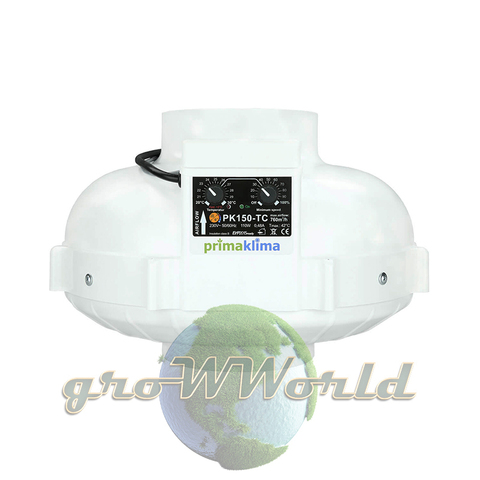 Канальный вентилятор Prima Klima 760 m³/h P150-TC 110w с терморегулятором