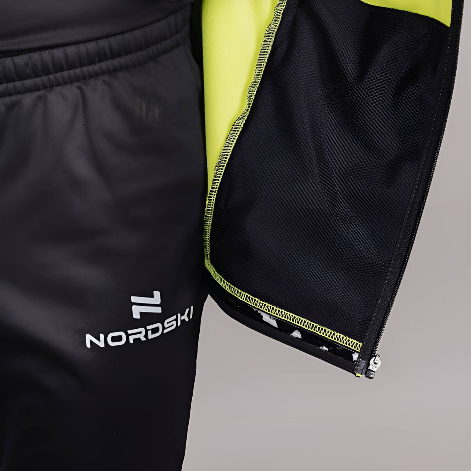Детский утепленный разминочный костюм Nordski Jr Base Active lime - 7