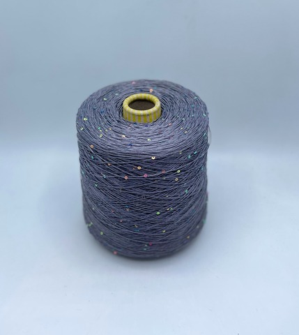 G&G Filati  (пр.Италия),art-Bellino, 370м/100гр, 100%Лен+пайетка(хамелеон) , цвет-Серый, арт-34144