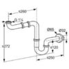 Kludi 1025505-00 Сифон для раковины, цвет: хром