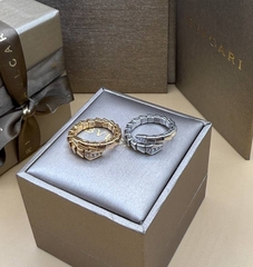 Кольцо ЗМЕЯ-SERPENTI lux качество rose VGOLD