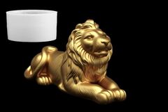 Силиконовый молд Лев большой 3 D