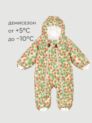 Комбинезон демисезонный Mjölk Strawberry, утеплитель 180гр/м2