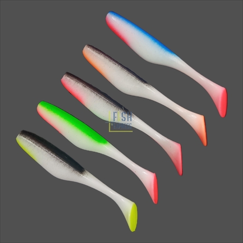 MX1 Силиконовая приманка NEON 68 BASS длина 8,5 см в пачке 5 шт