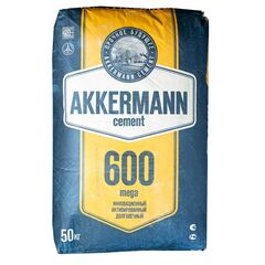 Цемент M600 mega (ЦЕМ I 52,5Н) Akkermann 50 кг