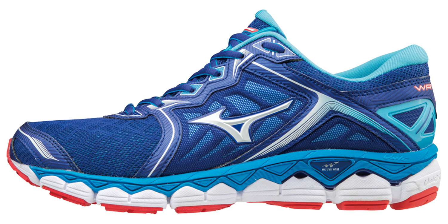 Кроссовки для бега мужские Mizuno Wave Sky синие - 5