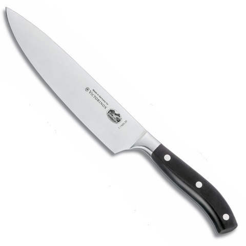 Нож Victorinox универсальный кованый, лезвие 20 см, черный