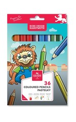 Карандаши цветные LION 3555, 36 цветов
