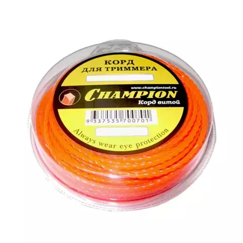 Леска 2,4мм 12м витой квадрат мононить Twisted Square Champion в интернет-магазине ЯрТехника